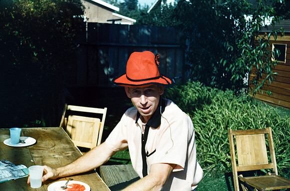 1950s 009, Bill Gallamore in %22Easter Bonnet,%22 July 1954