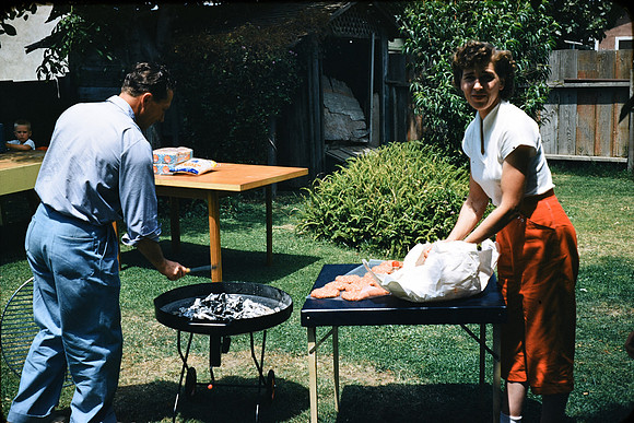 1950s 008, Ruth and Chet, July 1954
