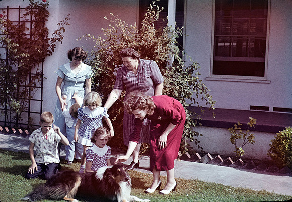 1950s 024, Burnhams in California, 1951