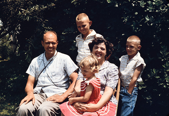 1950s 034, The Hiemans, July 1955