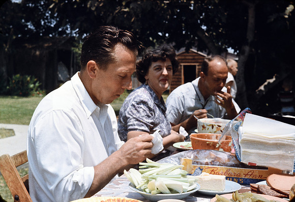 1950s 001, Chet, Irene, Ed, July 1955