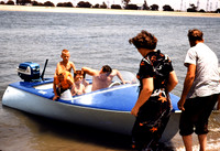 Robert 19 Family Boat Riding July 1955